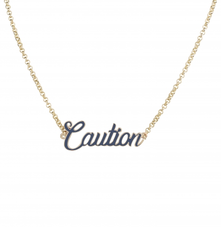 philippa-herbert-9ct-yellow-gold-enamel-caution-necklace-blue