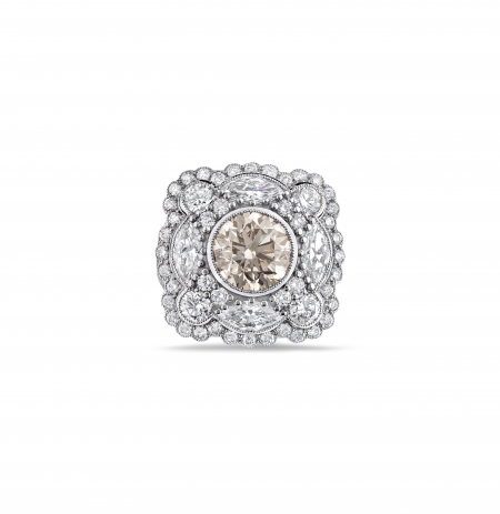 diamond cluster ring