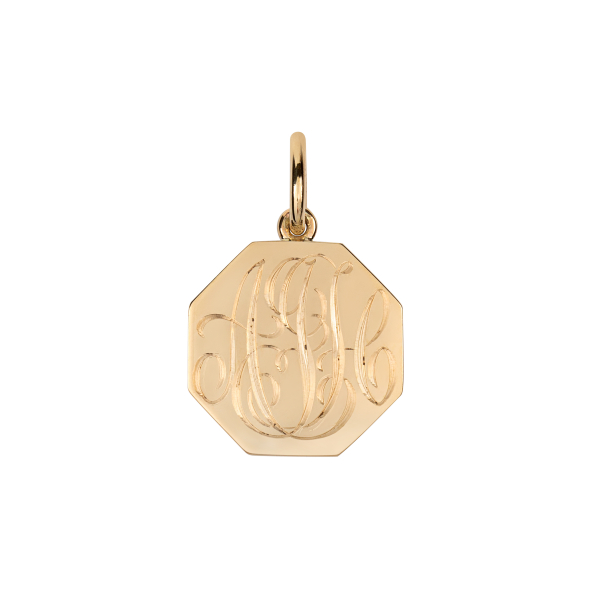 philippa-herbert-9ct-yellow-gold-octagon-charm-bespoke-engraving