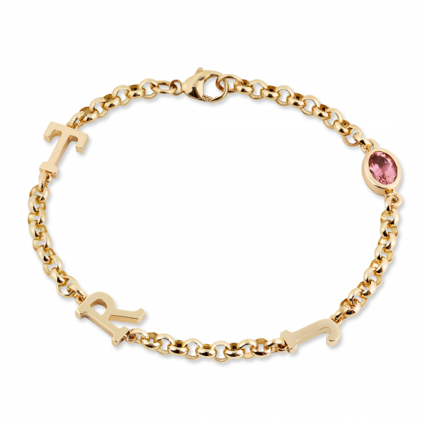 philippa-herbert-solid-9ct-yellow-gold-initial-bracelet-with-pink-tourmaline