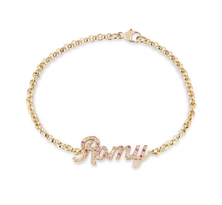 philippa-herbert-18-ct-gold-pink-sapphire-name-bracelet